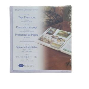 Creative Memories 12x12 Scrapbook Page‎ Protectors 16 Count Clear 2004 USA